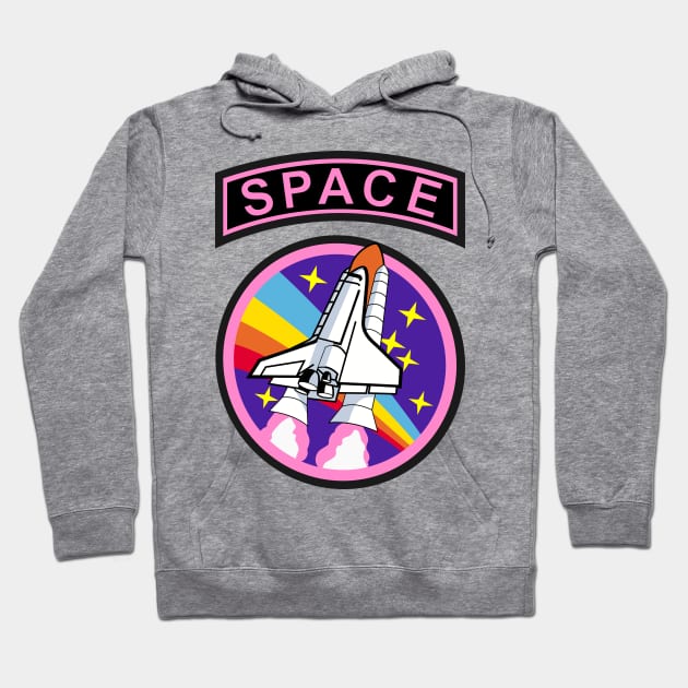 Space Ranger Takeoff Hoodie by HighBrowDesigns